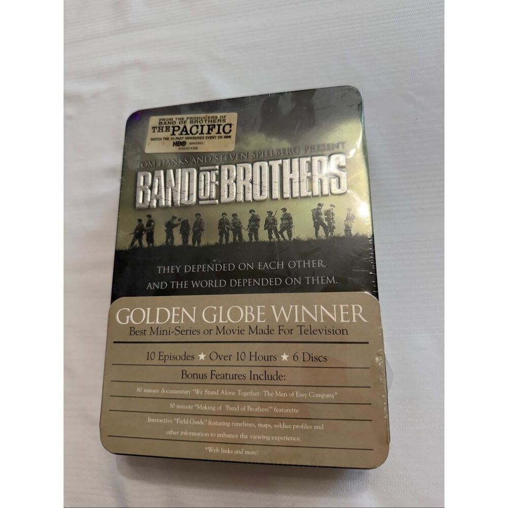 BAND OF BROTHERS - The Complete Series World War II WWII In Tin Set DVD Sealed